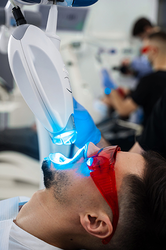 Ongoing Smile Makeover Session of a Wesley Chapel Man Availing Cosmetic Dentistry Plan