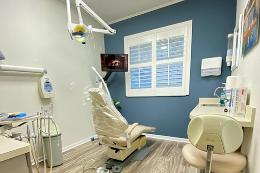 Treatment Room of Wesley Chapel FL Dental Clinc Where Gummy Smile Correction Takes Place